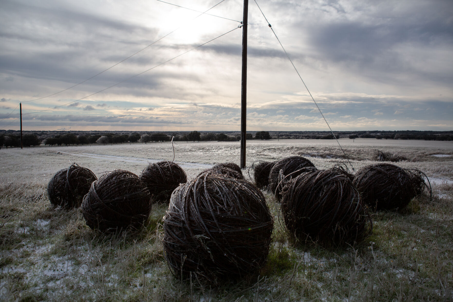 Winter storm in Goliad